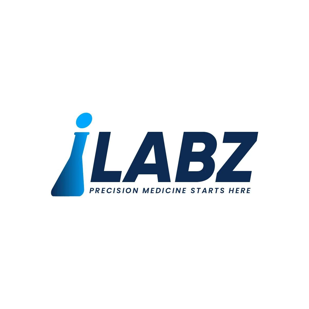 iLABZ logo with a flask icon and the tagline Precision Medicine Starts Here