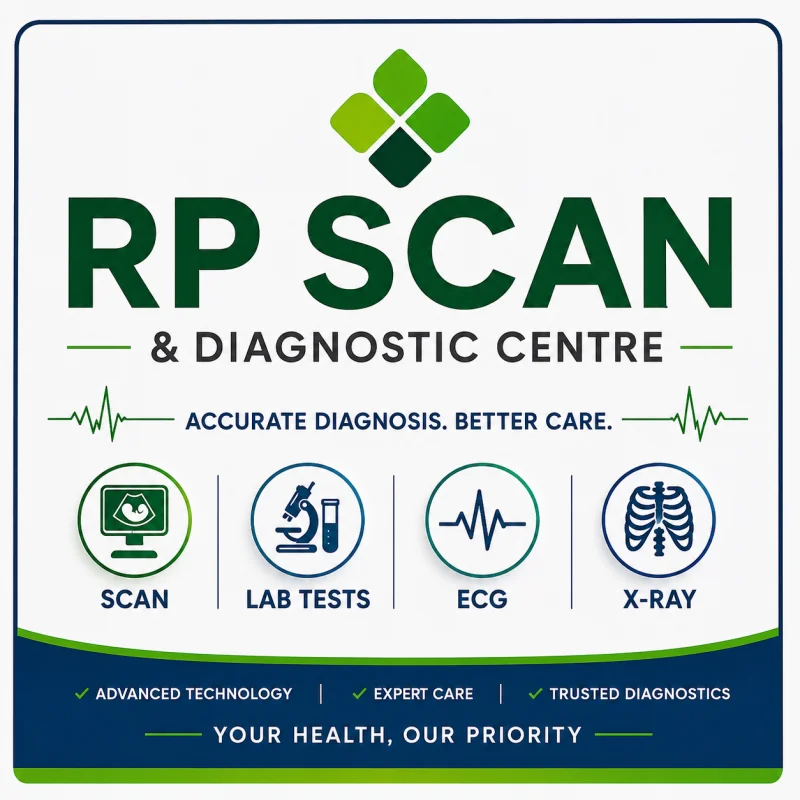 RP Scan and Diagnostic Centre signboard design