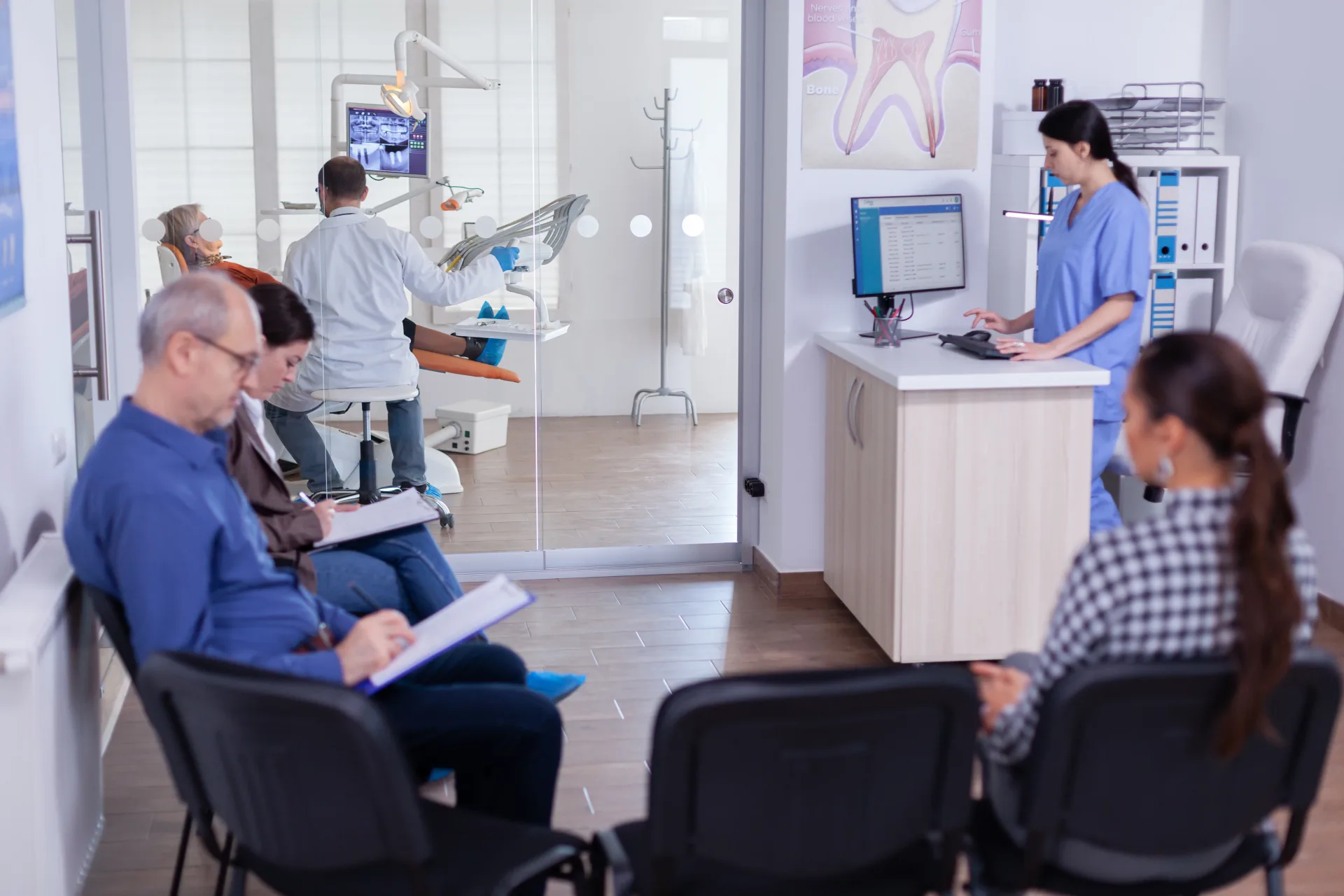 A diagnostic centre combining pathology and imaging